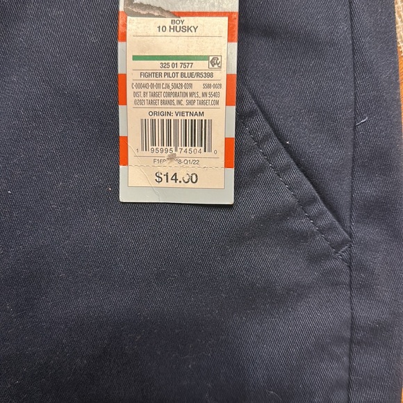 Cat & Jack Boys Straight Leg Adjustable Waist Chino Pant, Fighter Pilot … - Picture 8 of 14